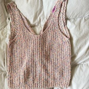 Multicolor Knit Women's Top